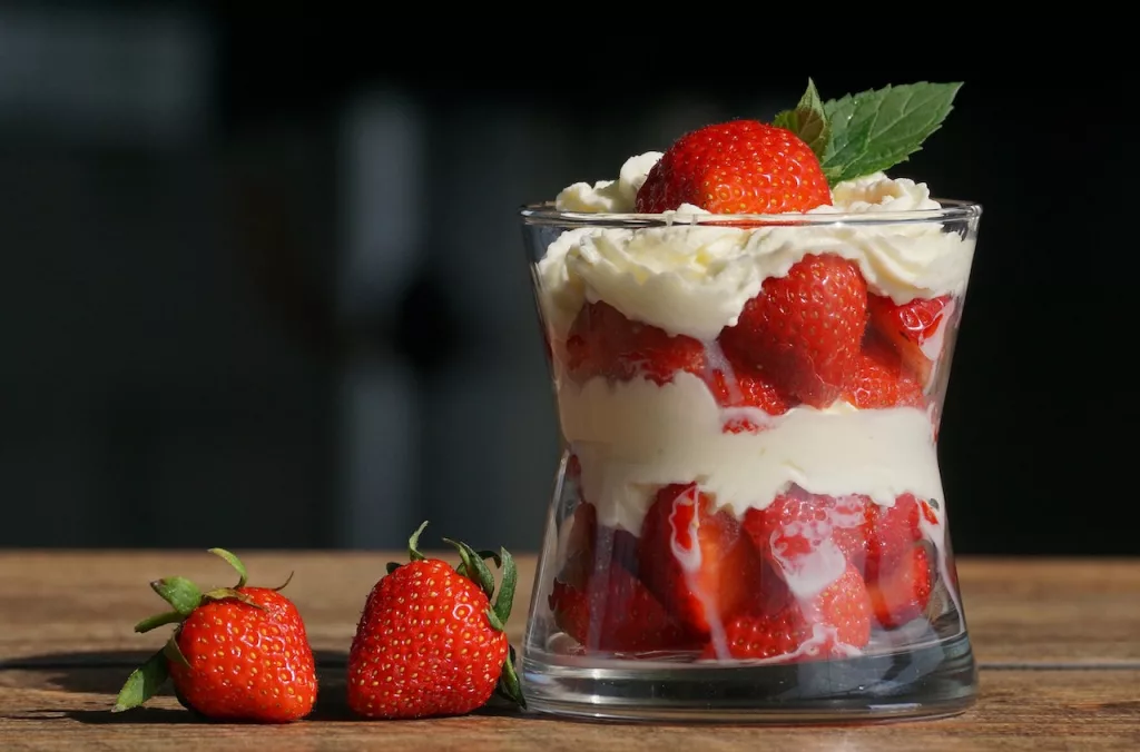 Strawberries and cream