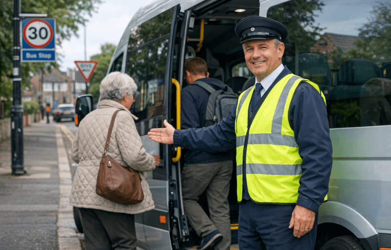 What Makes a Professional Minibus Driver Different From a Standard Hire Driver?