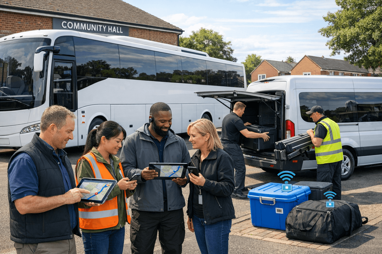 Streamlining Event Transportation with Route Optimization and RFID Technology